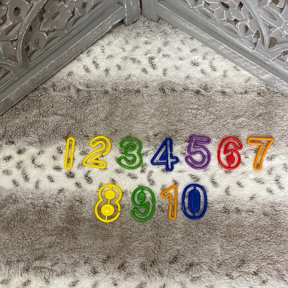 Numbers 1-10 puzzle connectivity game preschool STEM play educational math